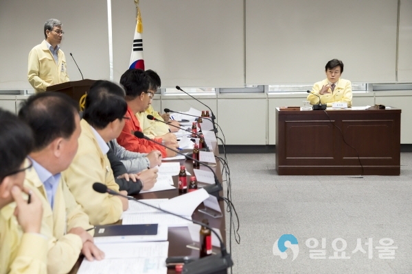 제25호 태풍‘콩레이’북상 재난실무부서와 재난비상대책회의 @진주시 제공