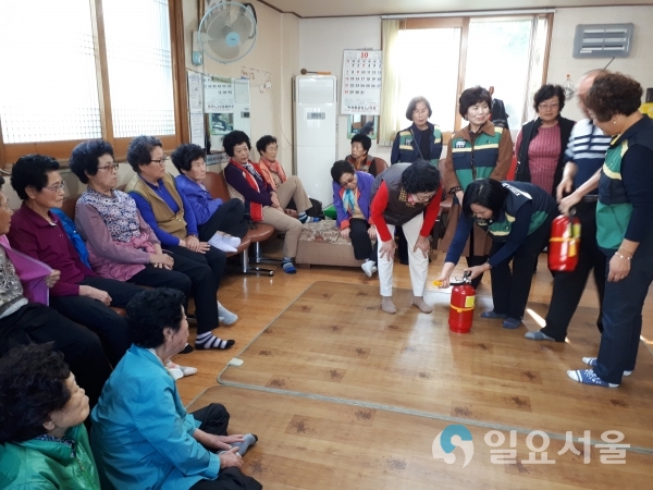 상대동 여성민방위기동대 동절기화재예방 @ 진주시 상대동 제공
