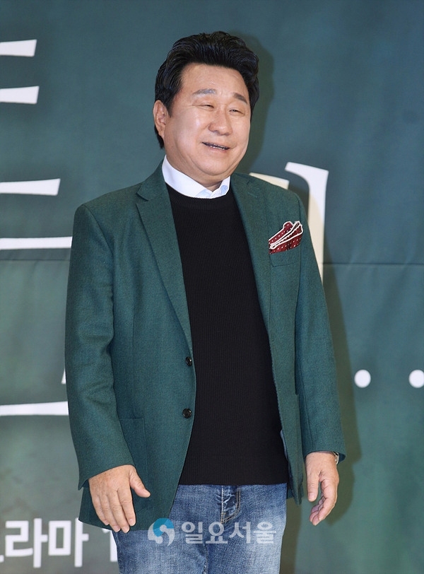 시간이 멈추는 그때 제작발표회에 참석한 임하룡