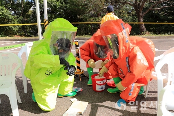 산청군 생물테러 대비대응 모의훈련 @ 산청군 제공