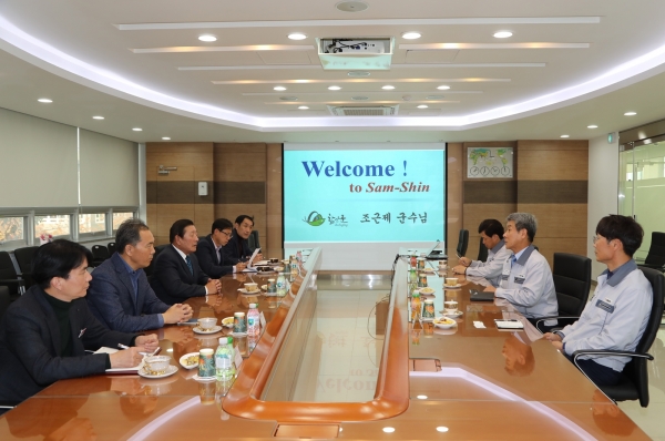 조근제 함안군수 기업체 순회 방문 @ 함안군 제공