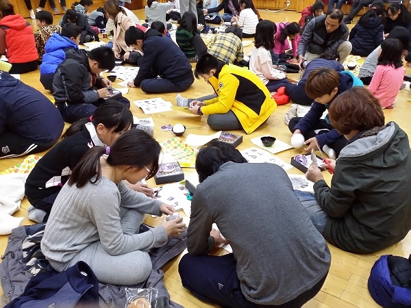 ‘이동형 천체투영실과 함께하는 행성탐험대’참가자들.