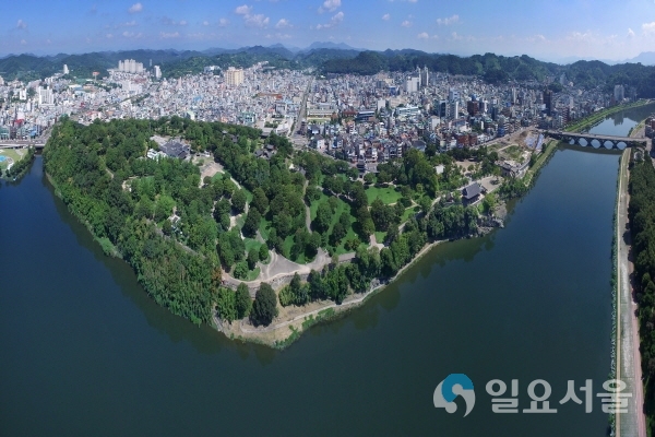 남강 및 진주성 @ 진주시 제공