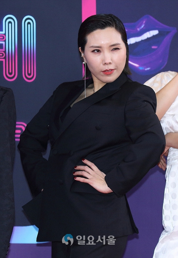 2018 KBS 연예대상 레드카펫 행사에 참석한 신봉선