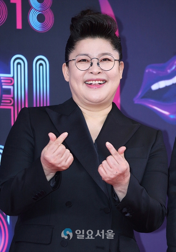 2018 KBS 연예대상 레드카펫 행사에 참석한 이영자
