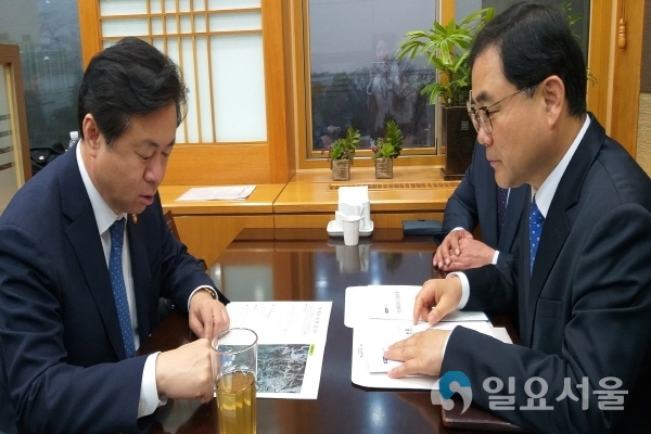 허성무 창원시장 김영춘 해수부장관 면담 @ 창원시 제공