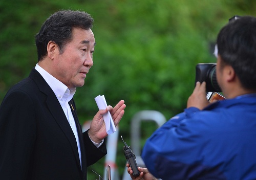 총리 후보자로 내정된 이낙연 전 전남지사 <뉴시스>