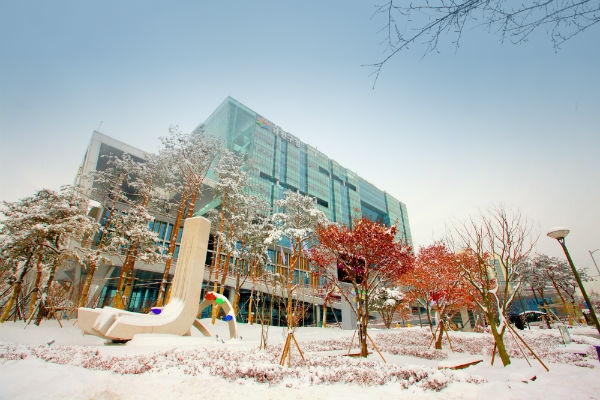 금천구청 설경 (사진=금천구청 제공)