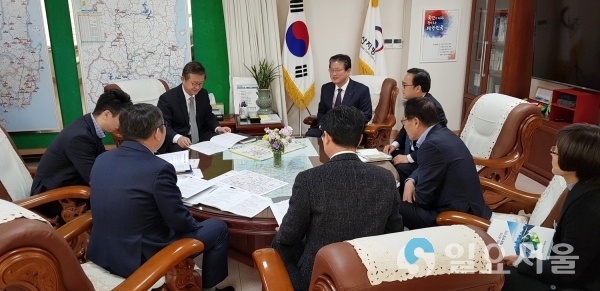 이선두 의령군수, 국도 20호선 확장에 올인 @ 의령군 제공