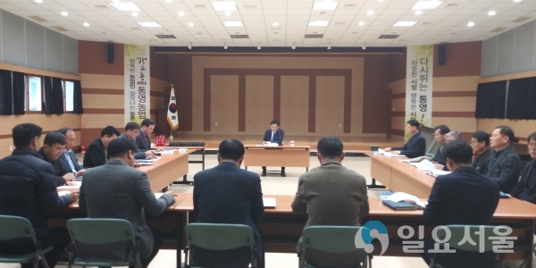 이명규 통영시 부시장, 부서별 업무보고 청취 @ 통영시 제공