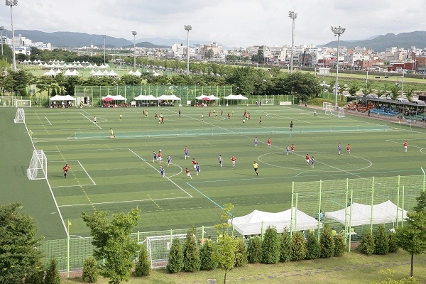 축구공원 전경.