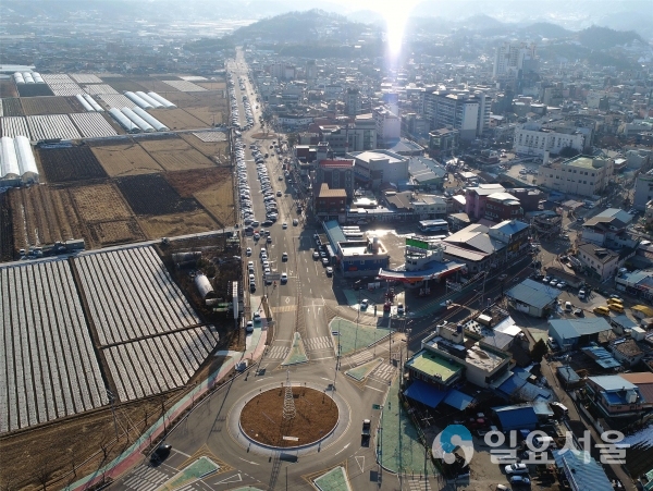 한들 주차장 건립 박차 © 함양군 제공