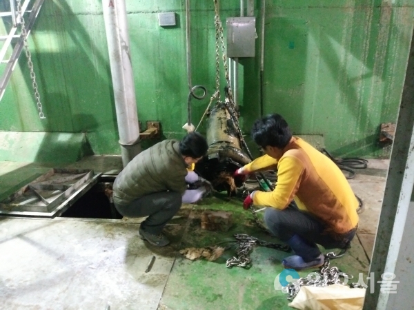 기계설비의 막힘 현상 유지관리 © 진주시 제공