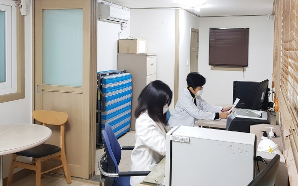 도봉구 홍역 의심환자 선별진료소. (사진= 도봉구 제공)