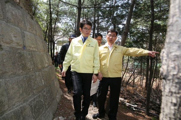 2018년 4월 10일 국가안전대진단 기간 중 위험시설 합동 현장점검 모습