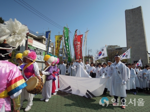 지난해 4.3 삼진의거 재현모습 © 창원시 제공
