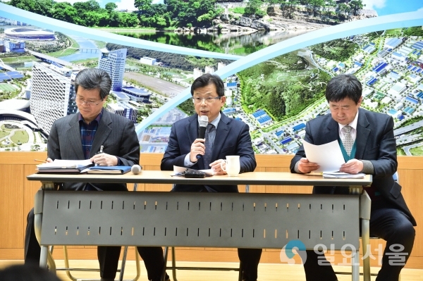 진주시가 MBC 편향 보도에 시정 요구 기자회견 © 진주시 제공