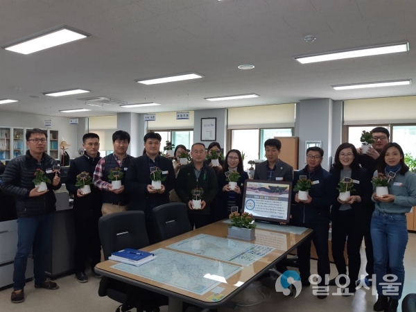 함양군 농축산과 청렴함양 다짐 © 함양군 제공