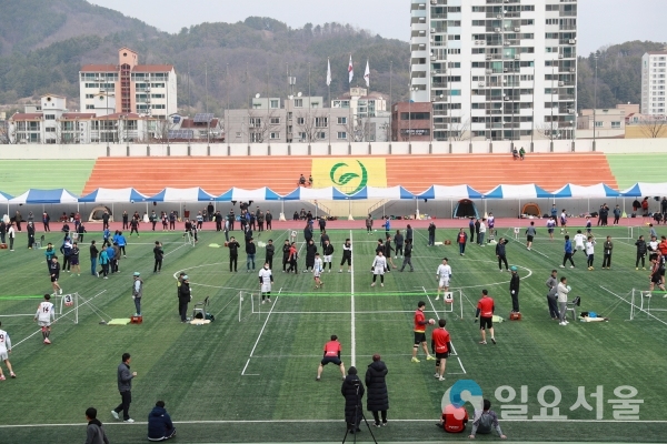 토요애 의령군수배 족구대회 © 의령군 제공