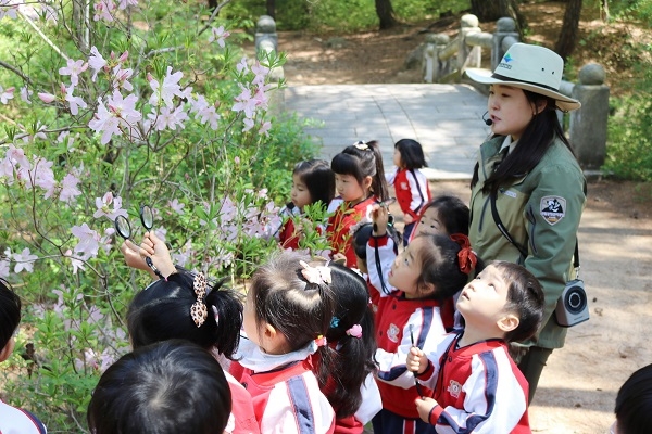 경주국립공원사무소가 유아 ‘1000년의 숲학교’, 초등 ‘찾아가는 국립공원교실’프로그램을 3월 6일부터 17일까지 온라인으로 유치원, 초등학교로부터 참여 신청을 받는다.