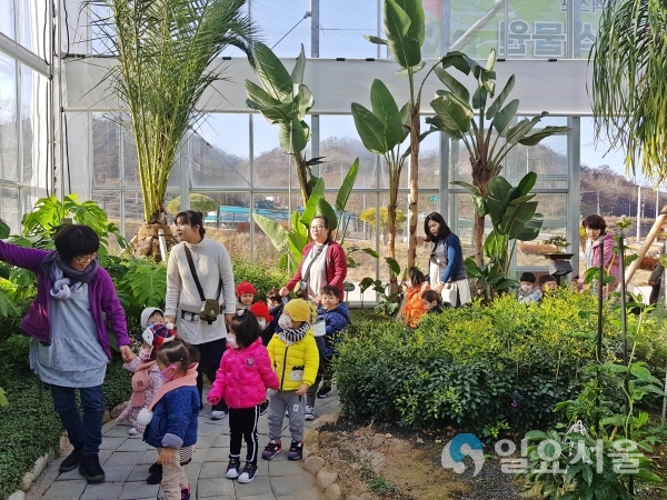 어린이 화훼체험 교육 © 함양군 제공