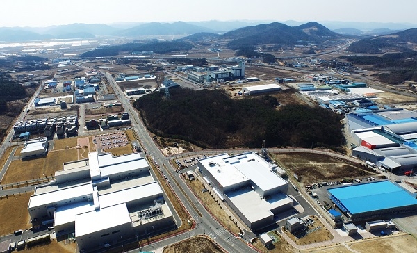 바이오산업 단지 전경.