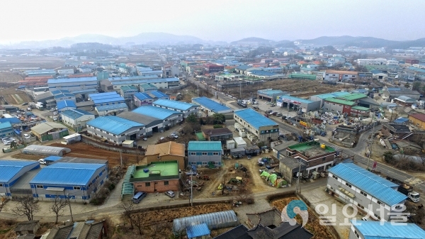 거물대리 공장밀집지역 사진