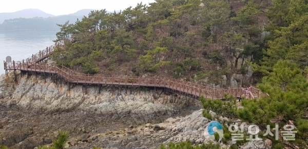 고성군 코리아둘레길인 공룡둘레길 모습 © 경남대학교 제공