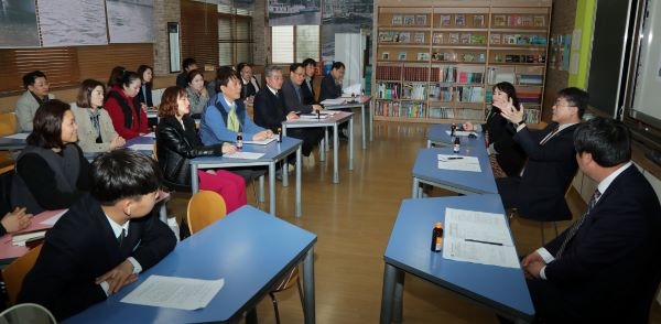 홍인성 중구청장 교육환경 개선위한 소통의 시간 이어져).