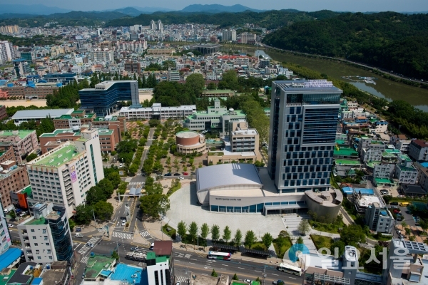 경남과기대 항공사진
