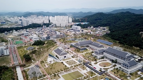 경북도청신도시 전경.