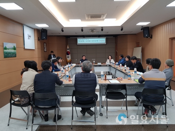 토요애 쇼핑몰 입점업체와 간담회     © 의령군 제공