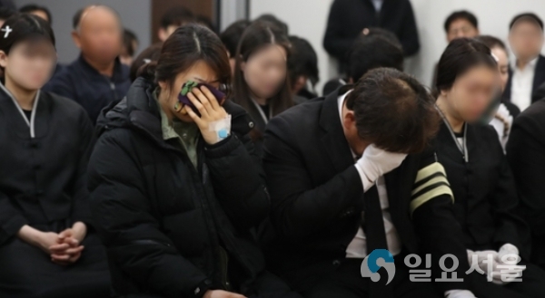 지난 17일 오전 4시 30분경 진주 아파트 방화·살인 희생자 합동 영결식