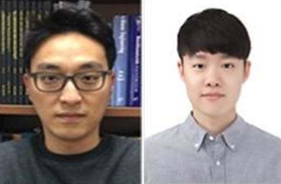 김교범 교수(왼쪽), 박의선 학생(오른쪽)