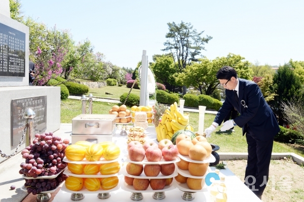 특수임무(HID) 1지대 전공비 추념식