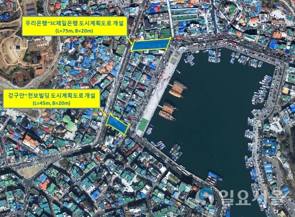 도시계획도로 개설계획(2019~2024) © 통영시 제공