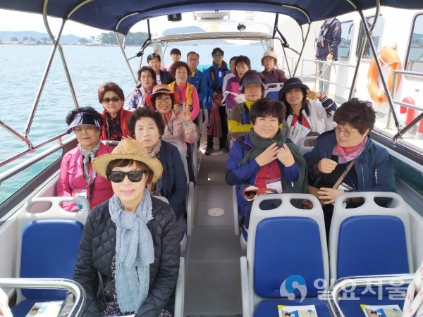 찾아가는 섬마을 관광종사자 역량강화교육     © 통영시 제공