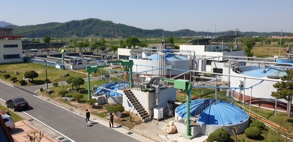 영천시 환경사업소 전경.