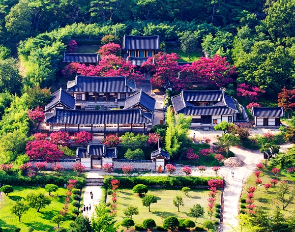 병산서원 전경.