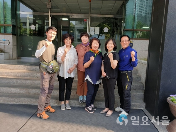 왼쪽부터 박정권 위원장, 황혜진 의원, 김영애 의원, 김종숙 의원, 육정미 의원, 전영태 부위원장. 사진제공=수성구의회