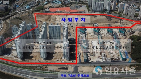 덕계지구 토지구획정리사업 위치도 © 양산시 제공