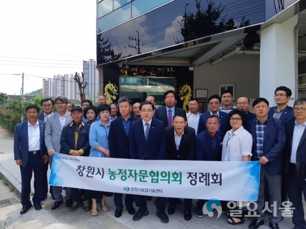 허성무 창원시장, 농업 현장목소리를 담다     © 창원시 제공