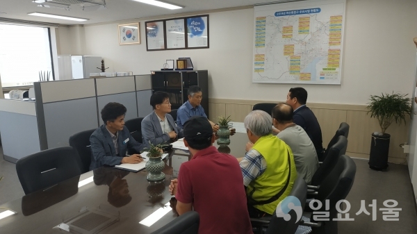 구암현대시장 상인회장단과의 간담회     © 창원시 제공