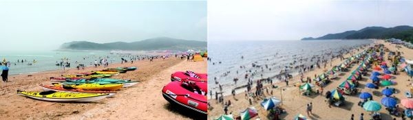 영종도 왕산해수욕장, 무의도 하나개해수욕장