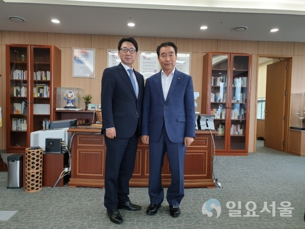 최종환 파주시장-이강래 한국도로공사 사장 면담