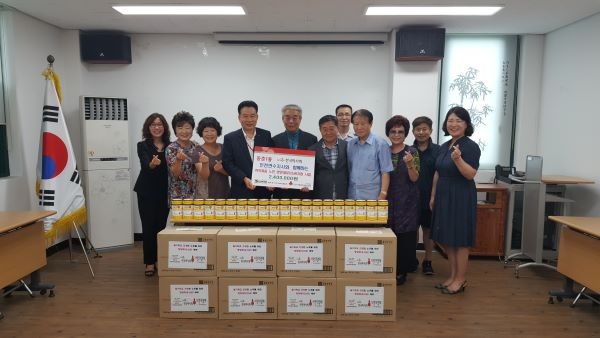 동춘1동 취약계층 어르신 영양제 지원