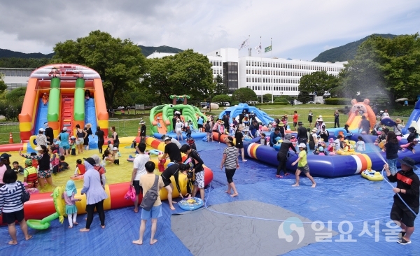 경남도청팡팡물놀이장무료개장 © 경상남도 제공