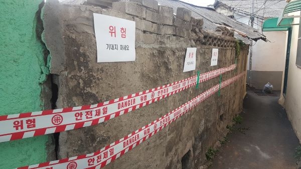 만석동 철길새뜰마을 사업지 전경