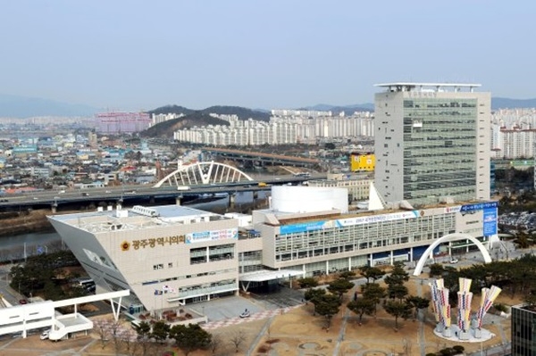 ▲광주시청전경