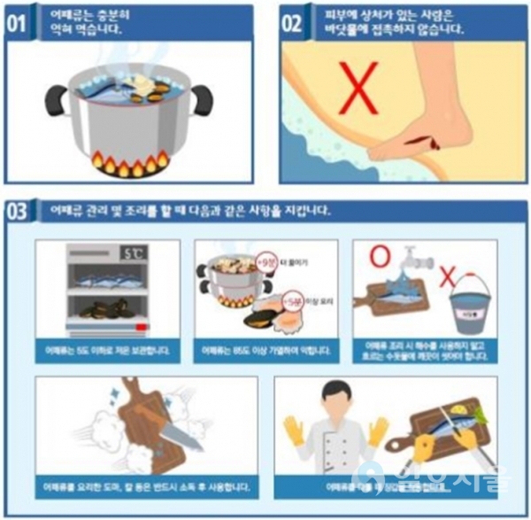 비브리오패혈증 예방하기 포스터 © 경상남도 제공